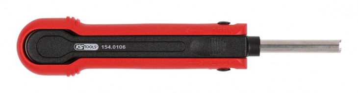 KS-Tools 2020 Freisteller Entriegelungswerkzeug-Flachstecker-Flachsteckhuelsen-1-2-mm-AMP-Tyco-MQS 154-0106