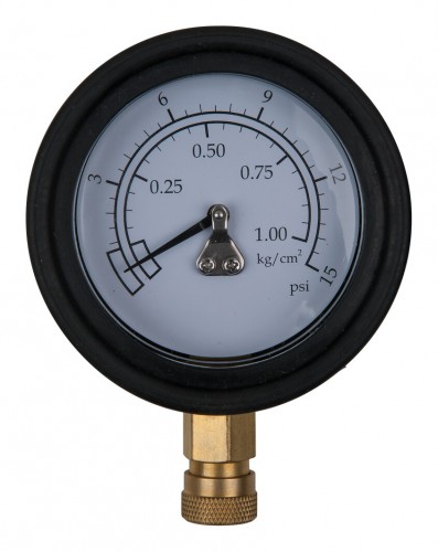 KS-Tools 2020 Freisteller Manometer-75-mm-0-1-bar-1-4-Schnellkupplung 150-2327