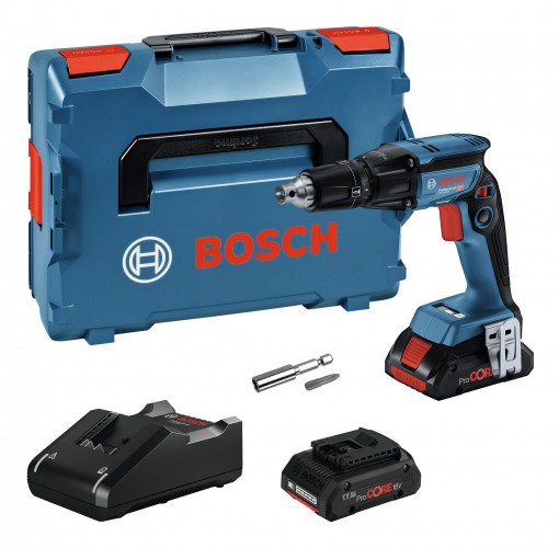 Bosch-Professional 2024 Freisteller Akku-Trockenbauschrauber-GTB-18V-45-2x-Akku-ProCORE-4-0Ah-in-L-BOXX-136 06019K7002