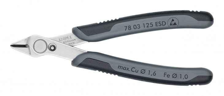 Knipex 2019 Freisteller Elektr-Seitenschn-ESD-140mm-V2A-ohne-Drahtk