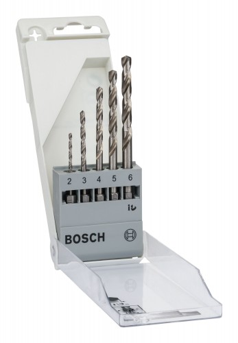 Bosch 2022 Freisteller 5-tlg-Metallbohrer-Set-HSS-G-DIN-338-2-6-mm 2608595517 2