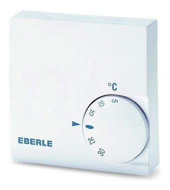 Eberle 2020 Freisteller Raumtemperaturregler-weiss-1W-Aufputz-IP30-230V-5-30C-10A-0-5K 111170291100