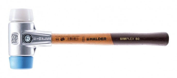 Schonhammer D.30mm 340g Simplex mit Schlageinsatz HALDER Gummi/TPE