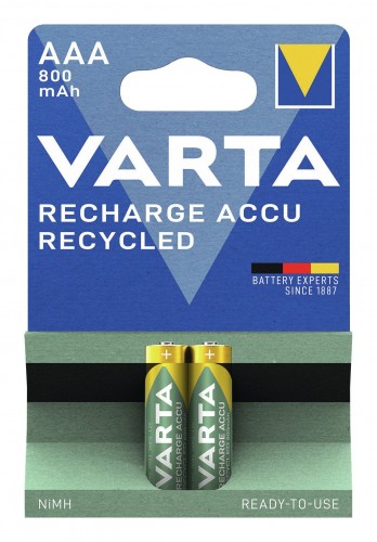 Varta 2022 Verpackung RECHARGE-ACCU-AAA-800-mAh-2er-Blister 56813101402