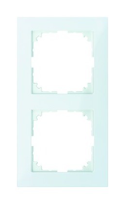 Merten 2017 Foto Rahmen-2f-polarweiss-glaenzend-Kunststoff-Thermoplast MEG4020-3619