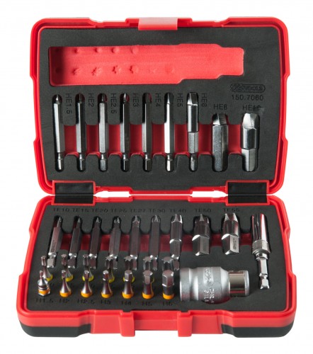 KS-Tools 2020 Freisteller 1-4-10-mm-Torx-Innensechskant-Schrauben-Ausdreher-Satz-34-teilig 150-7060 1