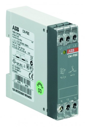 ABB 2020 Freisteller Phasenwaechter-380-440V-AC-380-440V-Ansprechverzoegerung0-15s 1SVR550881R9400