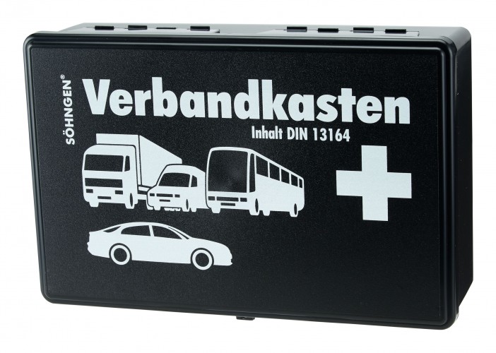 Soehngen 2019 Freisteller Kfz-Verbandkasten-Kunststoff-Fuellung-Standard-DIN-13164