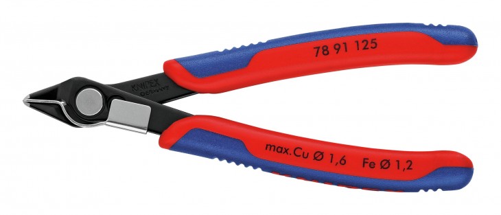 Knipex 2020 Freisteller Elektronik-Seitenschneider-F9-125-mm-Super-Knips