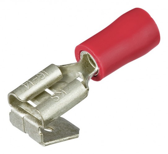 Knipex 2020 Freisteller Flachsteckhuelsen-rot-Abzw-0-5-1mm2-a100-Stueck