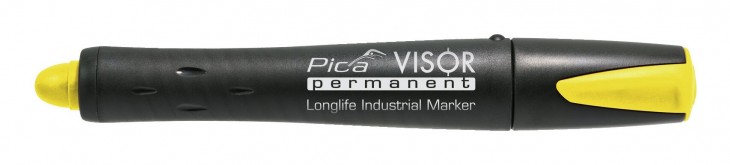 Pica 2020 Freisteller Permanentmarker-VISOR-Industrial-gelb 1