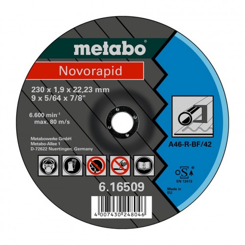 Metabo 2017 Foto Novorapid-22-23mm-Stahl-Trennscheibe-Form