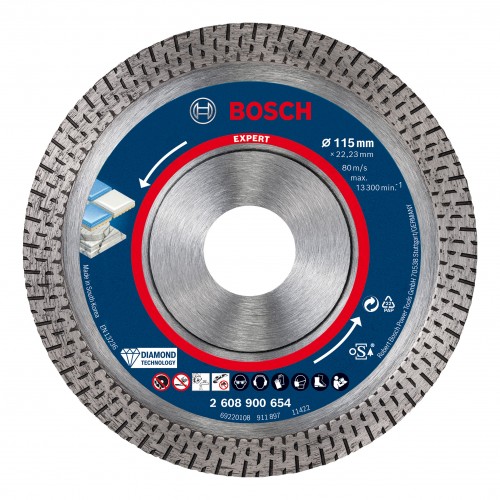 Bosch 2022 Freisteller EXPERT-HardCeramic-Diamanttrennscheiben-115-x-22-23-x-1-4-x-10-mm-kleine-Winkelschleifer 2608900654