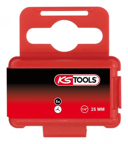 KS-Tools 2020 Freisteller 1-4-Bit-TRIWING-25-mm-5er-Pack