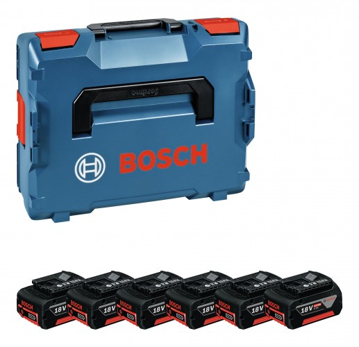 Bosch-Professional 2024 Freisteller Akkupack-6x-GBA-18V-4-Ah 1600A02A2S 2
