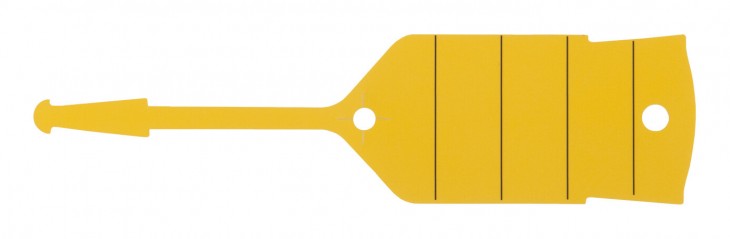 KS-Tools 2020 Freisteller Schluesselanhaenger-Schlaufe-gelb-500-Stueck 500-8093