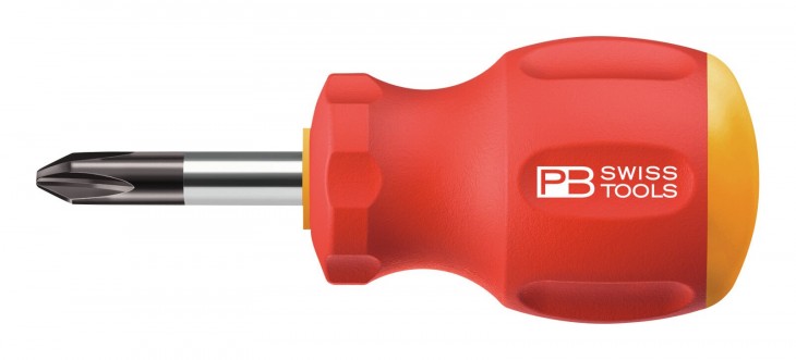 PB-Swiss-Tools 2022 Freisteller Schraubendreher-Stubby-SwissGrip PB-8195