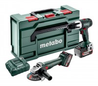 Metabo 2022 Freisteller Combo-Set-2-4-2-18-V-Akku-Schlagbohrschrauber-Akku-Winkelschleifer-Akkuset-in-MetaBox 685207510 1