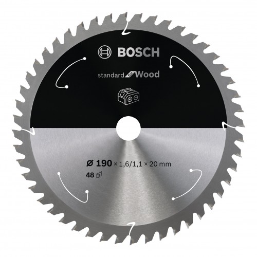 Bosch 2022 Freisteller Akku-Kreissaegeblatt-Standard-for-Wood-190-x-1-6-1-1-x-20-48-Zaehne 2608837705