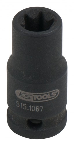 KS-Tools 2020 Freisteller 1-4-Torx-E-Kraft-Stecknuss-kurz-E7 515-1067 1