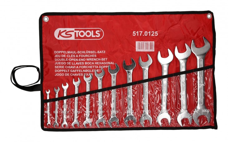 KS-Tools 2020 Freisteller Doppelmaulschluessel-Satz-12-teilig-6-x-7-30-x-32-mm 517-0125
