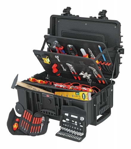 Knipex 2020 Freisteller Werkzeugkoffer-Robust-45-Elektro-63-teilig