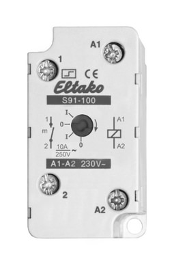 ELTAKO StromstoГџschalter 8VAC 1S 1Г– 1TE 16A 250V DIN-Schiene T55mm mechanisch 