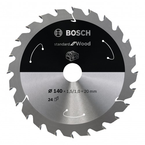 Bosch 2022 Freisteller Akku-Kreissaegeblatt-Standard-for-Wood-140-x-1-5-1-x-20-24-Zaehne 2608837671