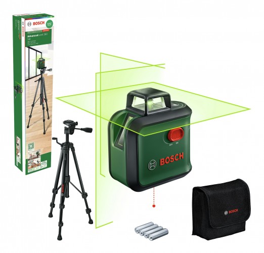 Bosch 2024 Freisteller Kreuzlinien-Laser-AdvancedLevel-360-Set-Karton 0603663B07