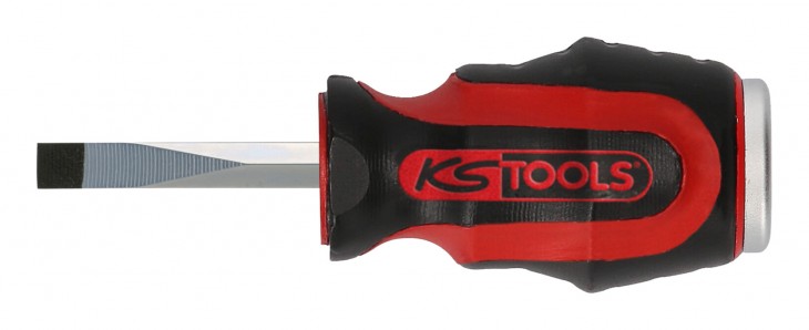 KS-Tools 2020 Freisteller ERGOTORQUEmax-Schlitz-Schraubendreher-6-mm-kurze-Form 151-1131