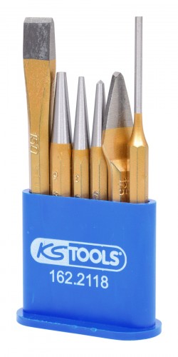 KS-Tools 2020 Freisteller Kombi-Werkzeugsatz-6-teilig-in-Kunststoffhalter 162-2118 1