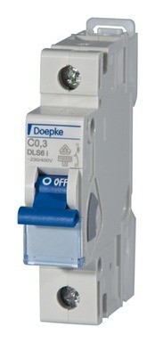 Doepke 2020 Freisteller Leitungsschutzschalter-UC-C-4A-1p-230V-10-kA-1TE-50-Hz-IP20 09916197