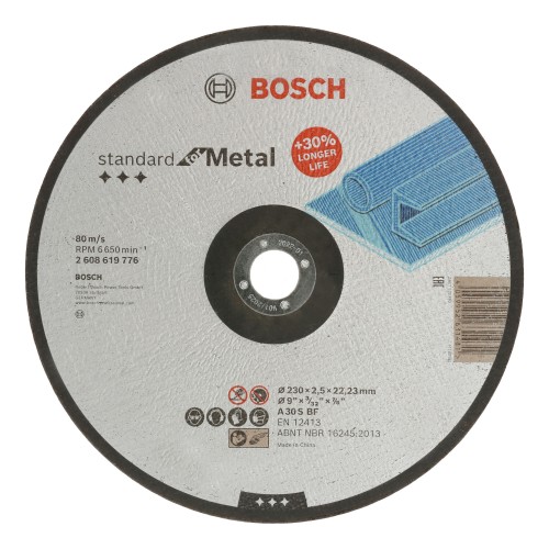 Bosch 2024 Freisteller Standard-for-Metal-Trennscheibe-gekroepft-230-mm 2608619776
