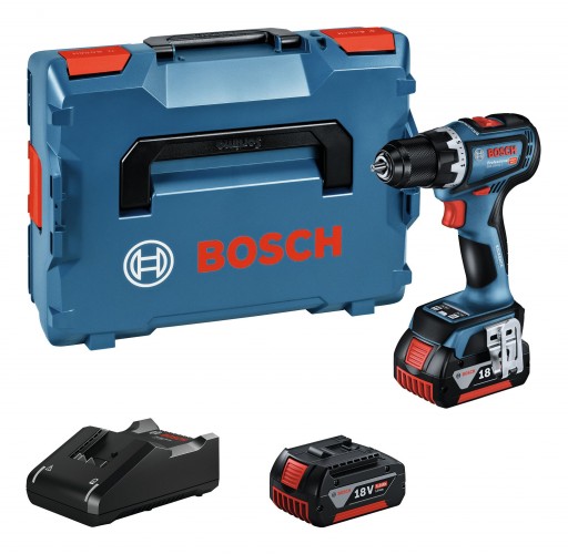 Bosch-Professional 2024 Freisteller Akku-Bohrschrauber-GSR-18V-90-C-2x-Akku-5-0Ah-in-L-BOXX-136 06019K6006