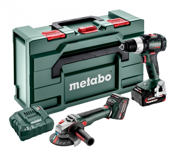 Metabo 2022 Freisteller Combo-Set-2-9-4-18-V-Akku-Bohrschrauber-Akku-Winkelschleifer-Akkuset-in-MetaBox 685208650