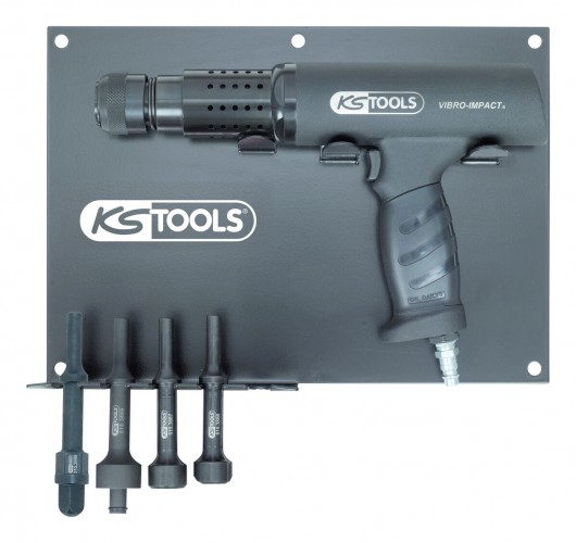KS-Tools 2020 Freisteller Vibro-Impact-Druckluft-Meisselhammer-Satz-6-teilig 515-3880 1