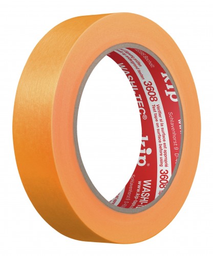 Kip 2023 Freisteller Goldkrepp-Washi-Tec-Standard-orange-24-mm-x-50-m