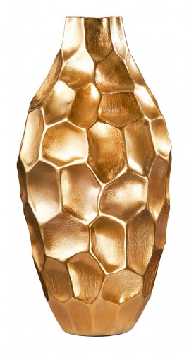 Invicta 2023 Freisteller Vase-Organic-Orient-45cm-gold-Hammerschlag 41545 0045356