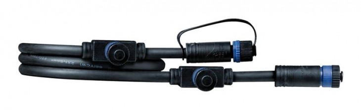 Paulmann 2020 Freisteller Verbindungsleitung-Plug-Shine-schwarz-2p-1000-mm 93994