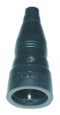 ERSO 2020 Freisteller Schutzkontaktkupplung-Gummi-gerade-schwarz-Schraubklammer 2222 1
