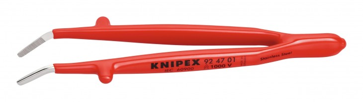 Knipex 2023 Freisteller Universalpinzette-isoliert-1000V-92-47-01 92-47-01